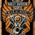 Placa metalica - Harley-Davidson - Wild At Heart - 10x14 cm